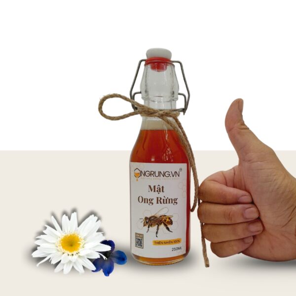 Chai Mật Ong Rung Nguyên Chất 250ML - Hình ảnh 2
